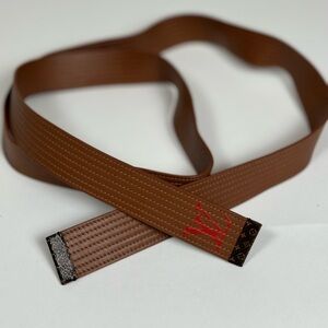 Authentic Louis Vuitton belt, gently used. Monogram at ends. Runway item.